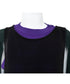 Cut-Out Panel Layered Knit Top
